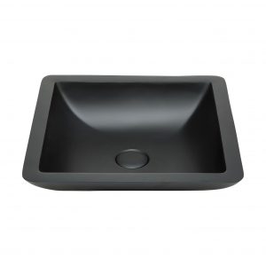Classique 420 Matte Black Cast Stone Above Counter Basin