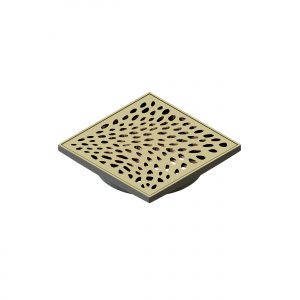 DREAMTIME ORGANICS FLOOR WASTE POLISHED BRASS