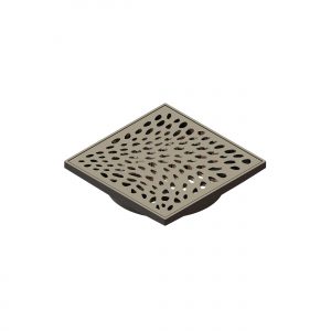 DREAMTIME ORGANICS FLOOR WASTE BRUSHED NICKEL