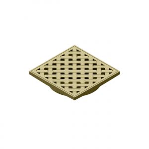 WOVEN45 ORGANICS FLOOR WASTE POLISHED BRASS