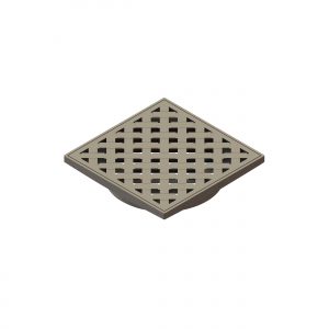 WOVEN45 ORGANICS FLOOR WASTE BRUSHED NICKEL