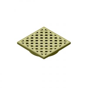 WOVEN45 ORGANICS FLOOR WASTE BRUSHED GOLD