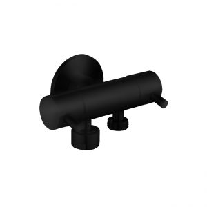 DUAL CONTROL MINI CISTERN COCK MATTE BLACK