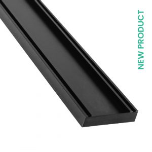 Slimline 21 Tile Insert Drain Matte Black