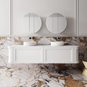Westminster 1800mm Matt White Wall Hung Vanity