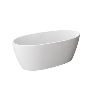 Milano Oval Freestanding Bath 1500 Gloss White