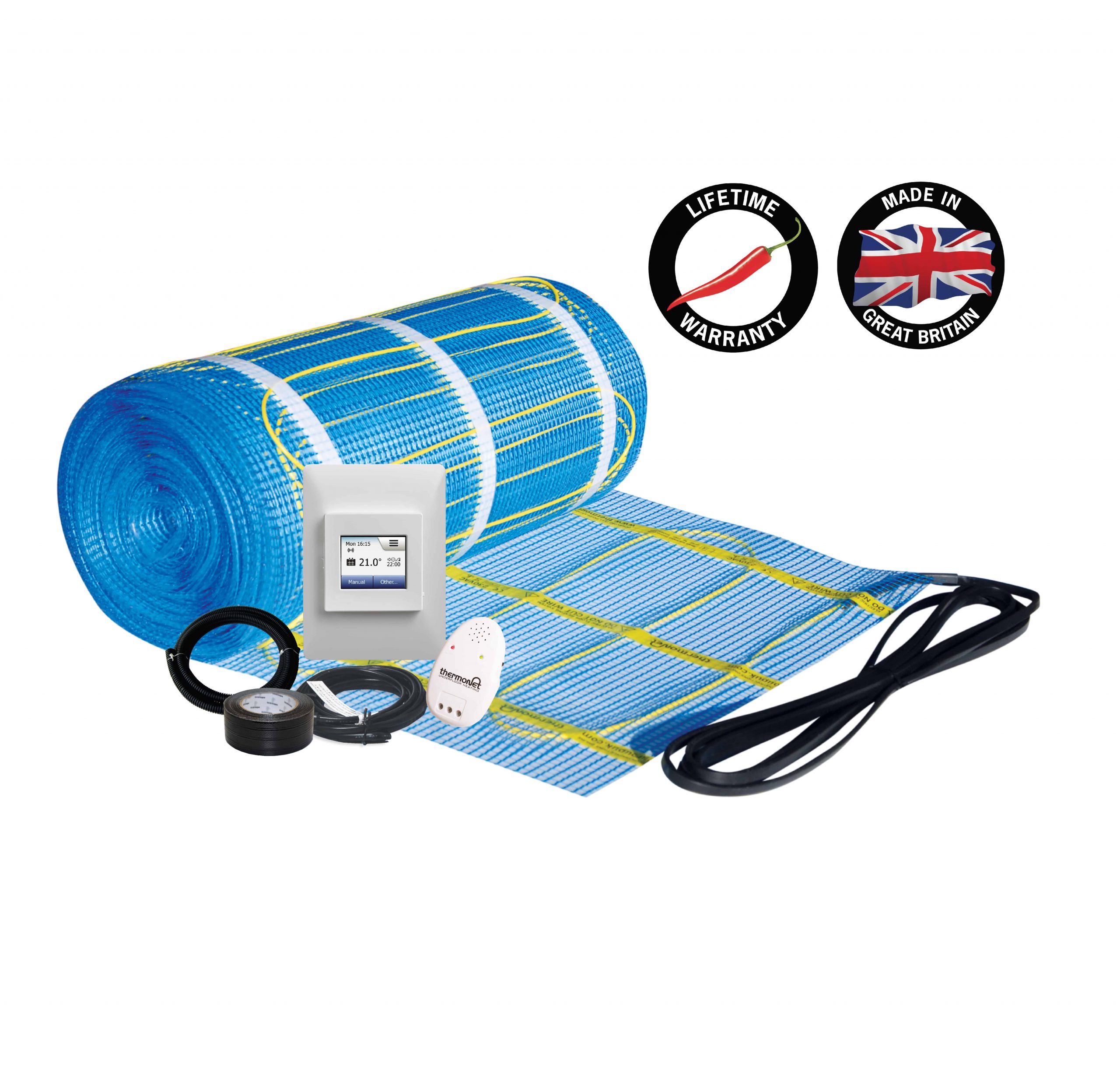 Thermonet 200W/m² In Screed Heating Kit with Wi-Fi Thermostat