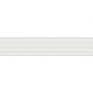 PLINTO CONCAVE WHITE 107X542 MATT