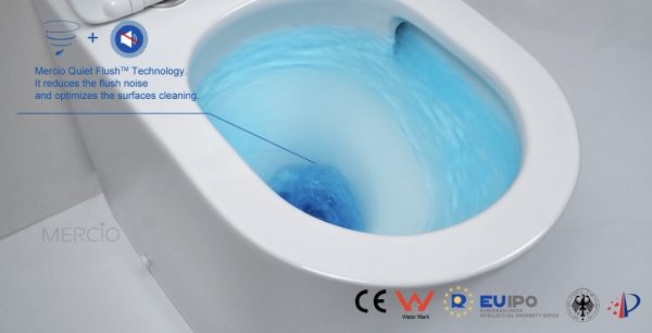 Walton Tornado Rimless Back To Wall Toilet Suite - Image 2
