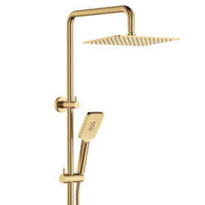 Tono Twin Shower Brushed Gold