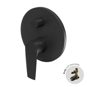 Phoenix Arlo Shower / Bath Diverter Mixer (Trim Kit Only) - Black
