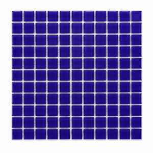 Royal Blue Glass Mosaic 300x300