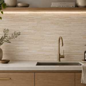 Sandstone Interlocking Porcelain Mosaic 300x300 Matt