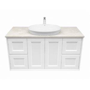 Uni Hampton Vanity Stone Top Combo 1200mm Wall Hung